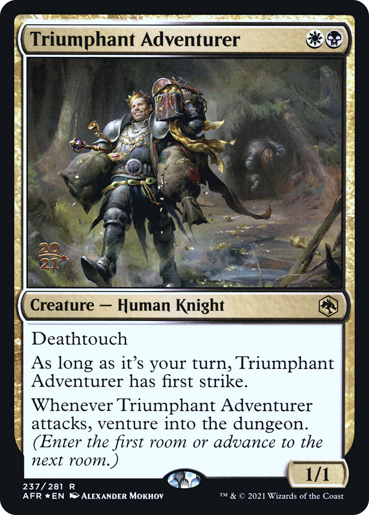 Triumphant Adventurer (PRE-237) - Adventures in the Forgotten Realms Promos Foil