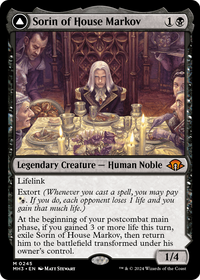 Sorin of House Markov (MH3-245) - Modern Horizons 3 Foil