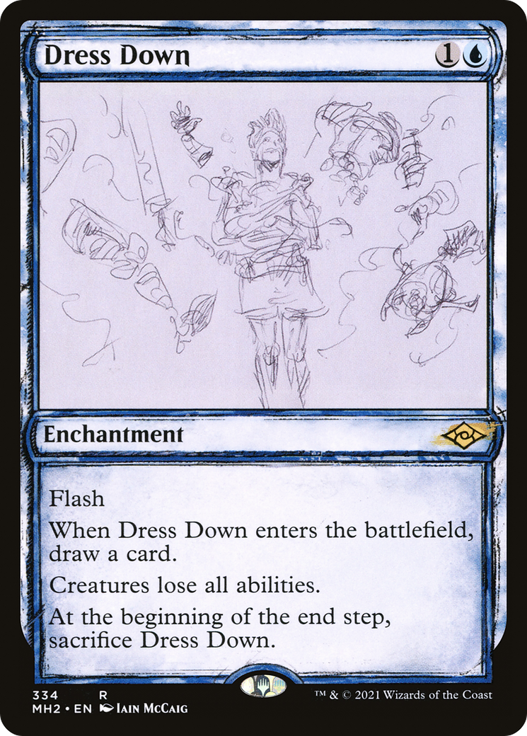 Dress Down (Showcase) (MH2-334) - Modern Horizons 2: (Showcase) Foil