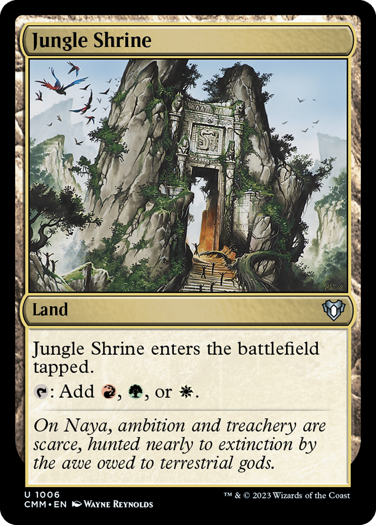 Jungle Shrine (CMM-1006) - Commander Masters
