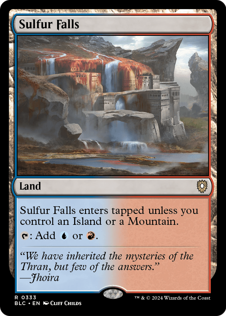 Sulfur Falls (BLC-333) - Bloomburrow Commander
