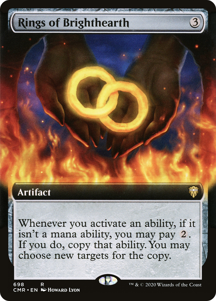 Rings of Brighthearth (Extended Art) (CMR-698) - Commander Legends: (Extended Art) Foil