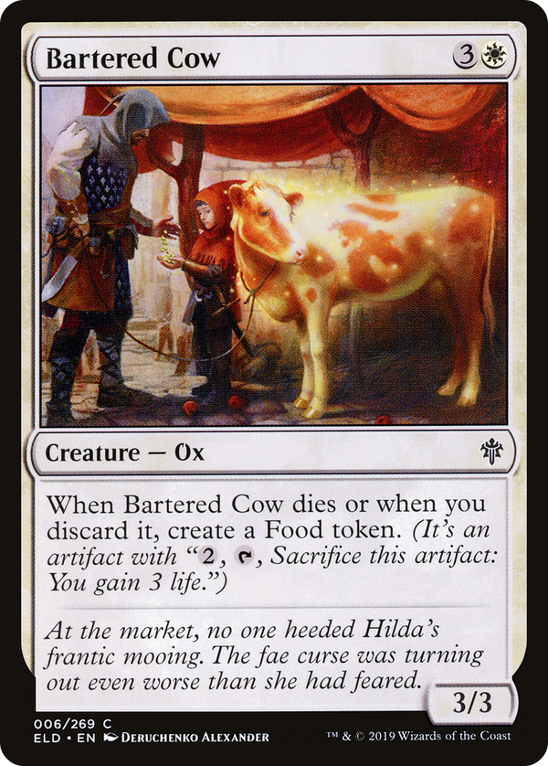 Bartered Cow (ELD-006) - Throne of Eldraine Foil