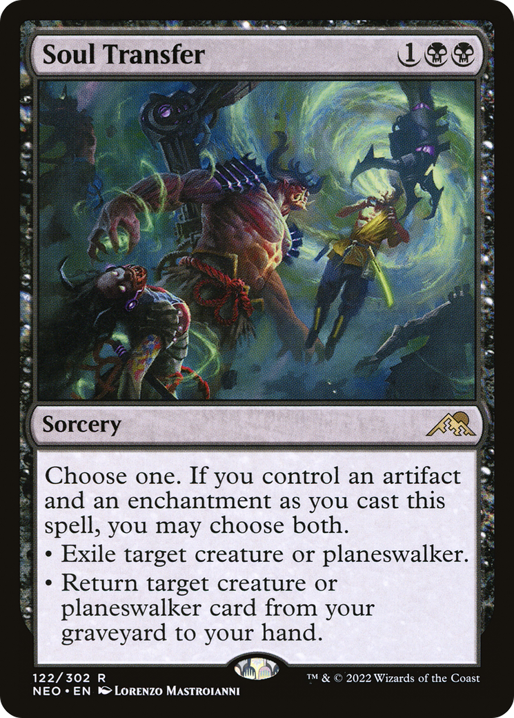 Soul Transfer (NEO-122) - Kamigawa: Neon Dynasty Foil