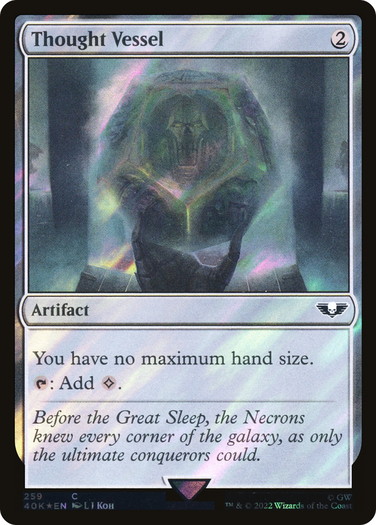 Thought Vessel (Surge Foil) (40K-259) - Warhammer 40,000 Commander Foil