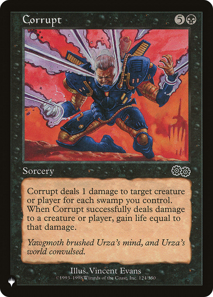 Corrupt (LIST-124/350) - The List