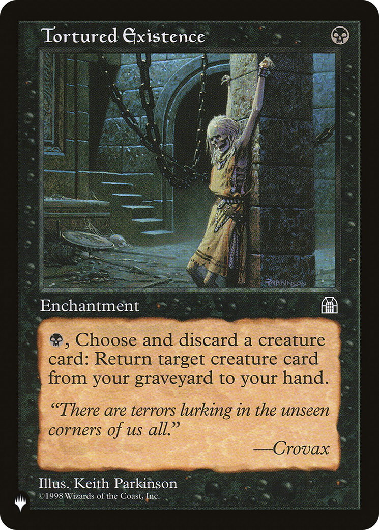 Tortured Existence (LIST-) - The List