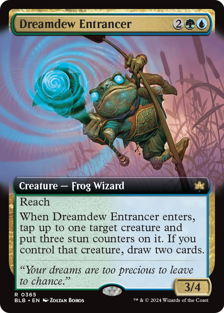 Dreamdew Entrancer (Extended Art) (BLB-365) - Bloomburrow: (Extended Art)