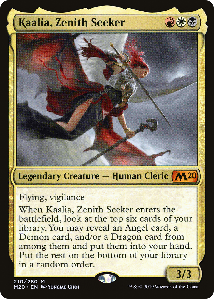 Kaalia, Zenith Seeker (M20-210) - Core Set 2020 Foil