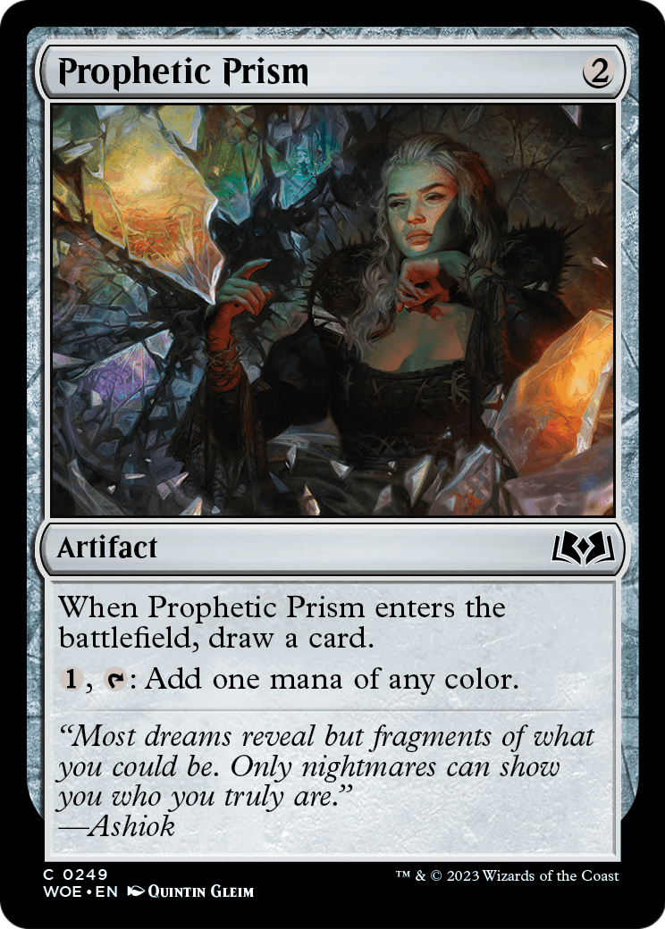 Prophetic Prism (WOE-249) - Wilds of Eldraine Foil