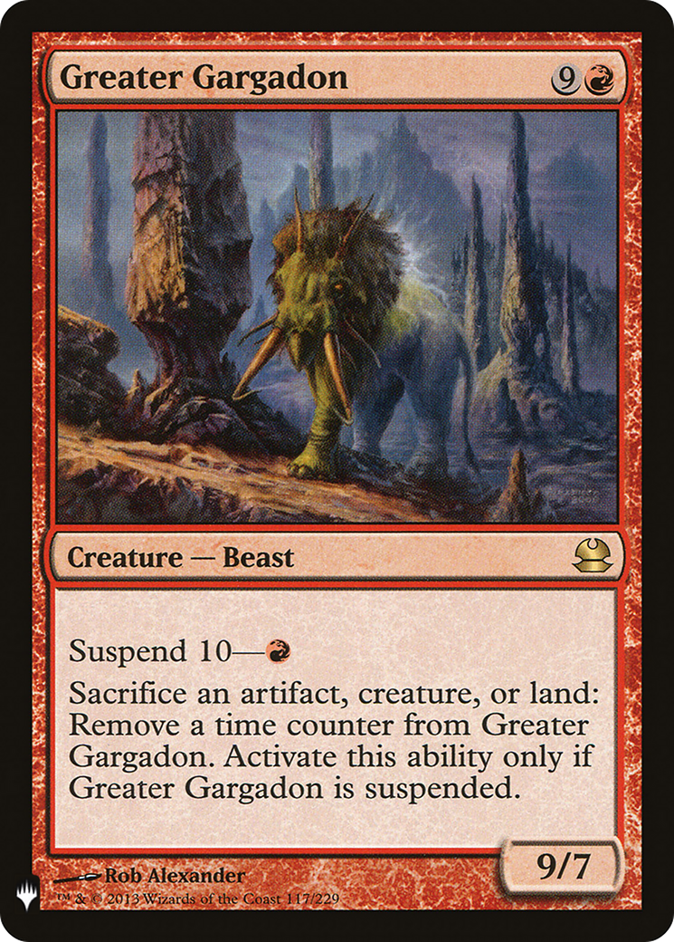 Greater Gargadon (LIST-117) - The List