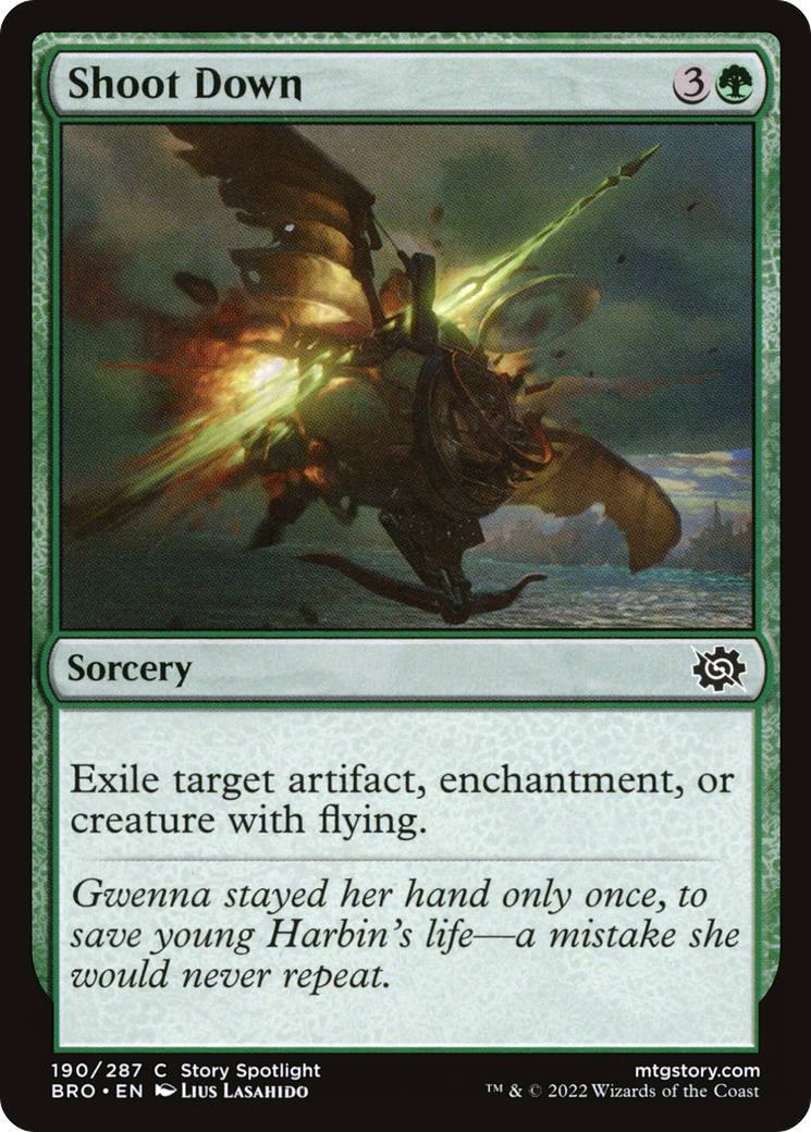 Shoot Down (BRO-190) - The Brothers' War Foil