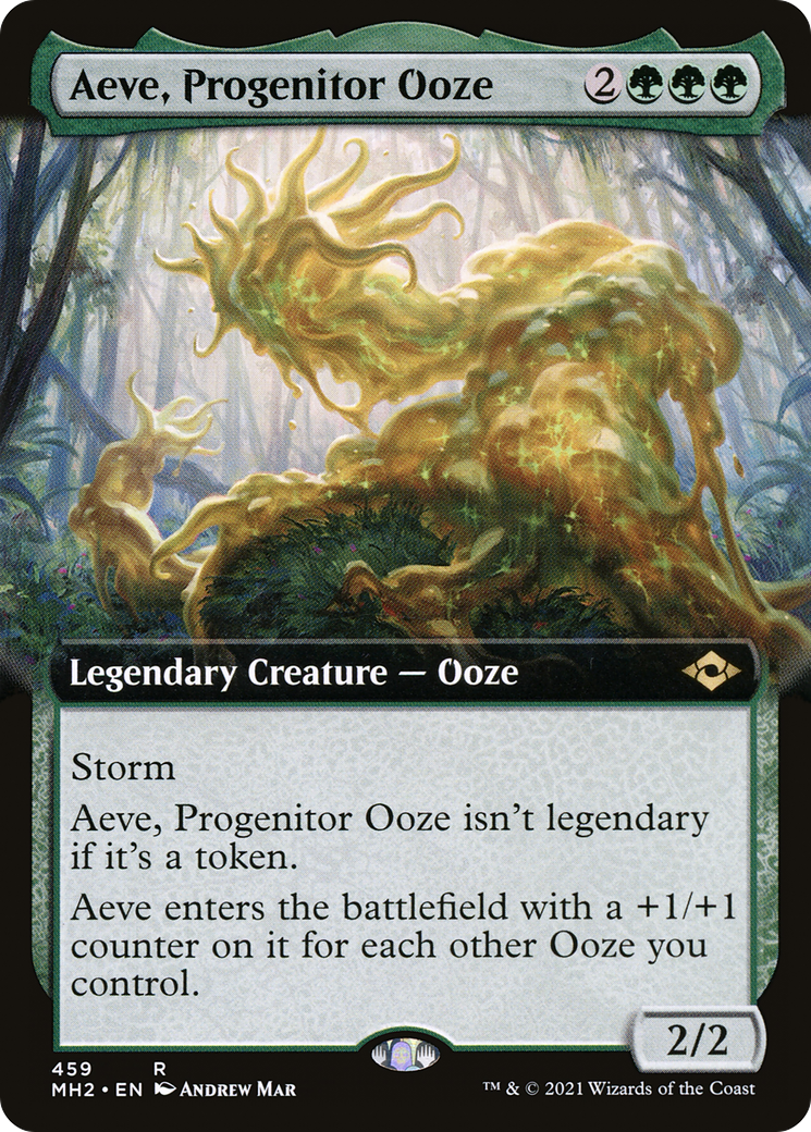 Aeve, Progenitor Ooze (Extended Art) (MH2-459) - Modern Horizons 2: (Extended Art) Foil