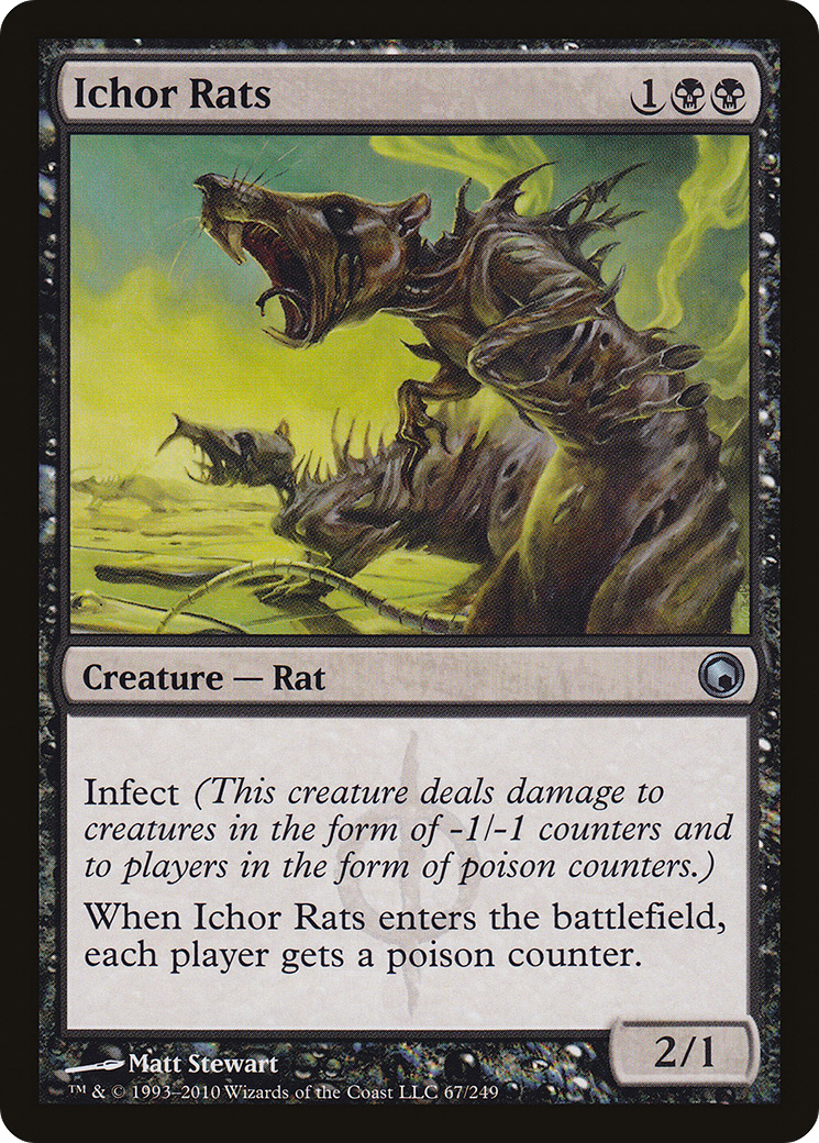 Ichor Rats (SOM-067) - Scars of Mirrodin Foil