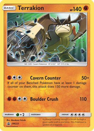 Terrakion SM223 - Holofoil SM Promos - Promo
