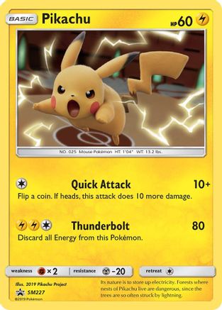 Pikachu - SM227 - Holofoil SM Promos - Promo