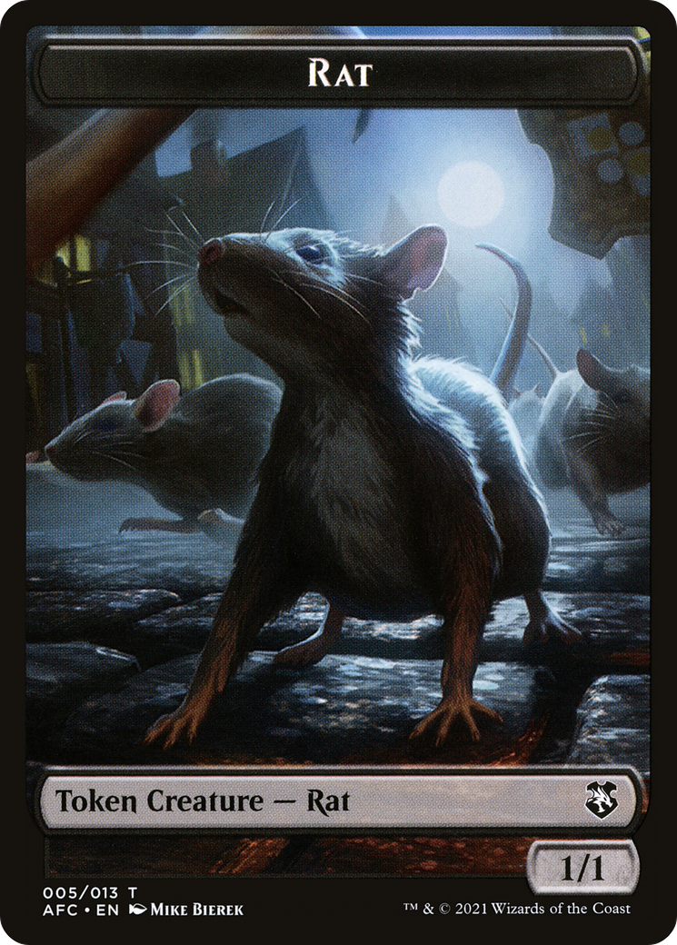 Rat (TAFC-005) - Forgotten Realms Commander Tokens