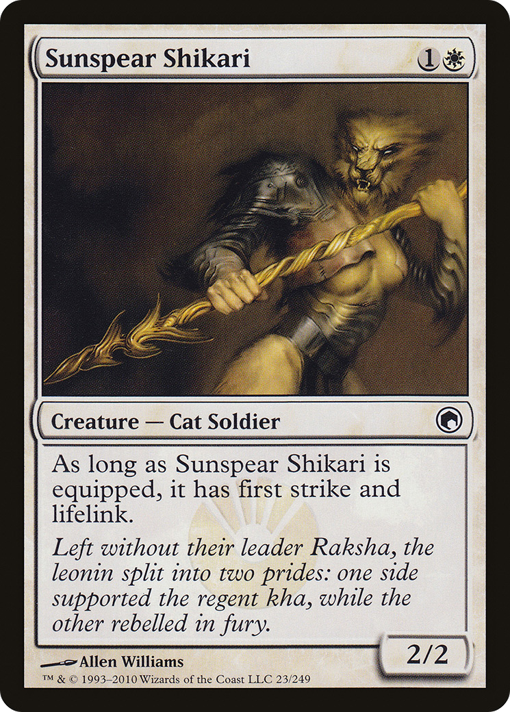 Sunspear Shikari (SOM-023) - Scars of Mirrodin Foil