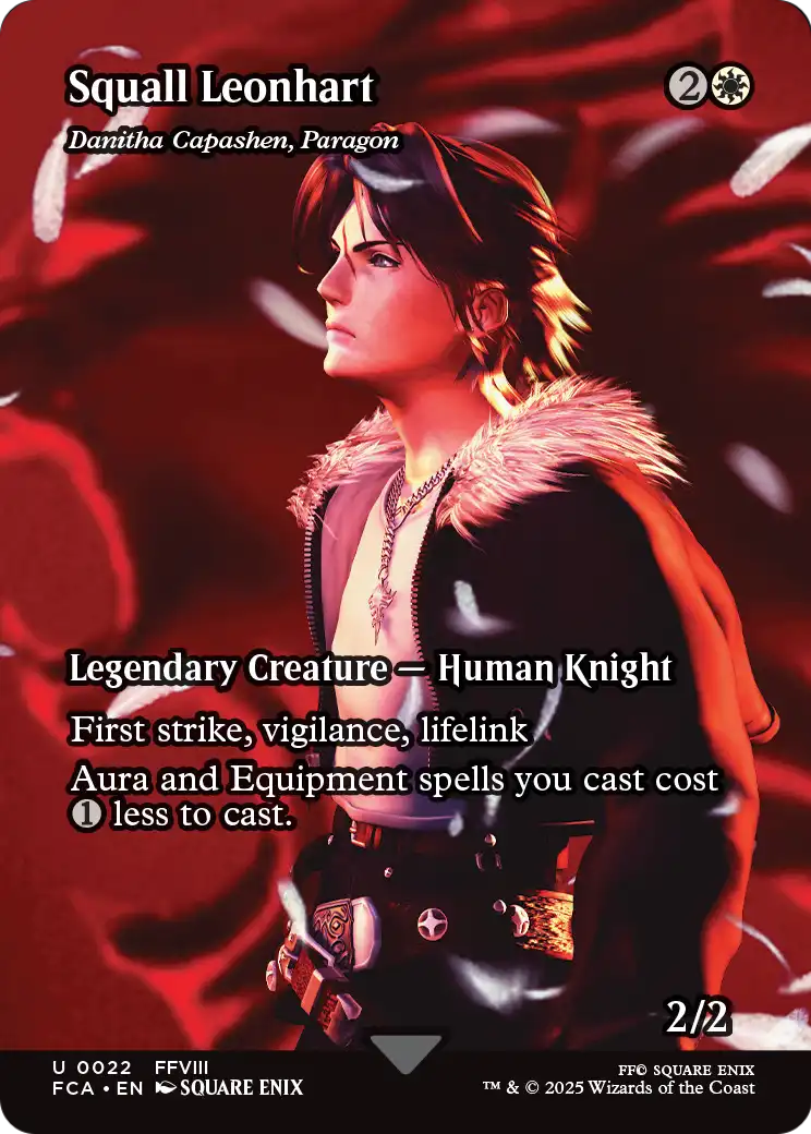 Squall Leonhart - Danitha Capashen, Paragon (Showcase) (FCA-022) - FINAL FANTASY: Through the Ages / Squall Leonhart (Borderless)