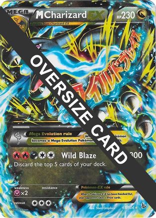 M Charizard EX - 69/106 (Form X)/106 - Holofoil Jumbo Cards - Promo