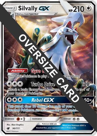 Silvally GX - 90/111/111 - Holofoil Jumbo Cards - Promo