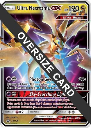 Ultra Necrozma GX - SM126 - Holofoil Jumbo Cards - Promo
