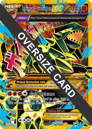 Primal Groudon EX - 97/98/98 - Holofoil Jumbo Cards - Promo