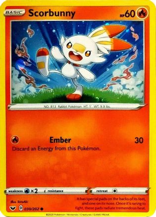 Scorbunny (Cosmos Holo) 030/202 - Holofoil Blister Exclusives - Promo