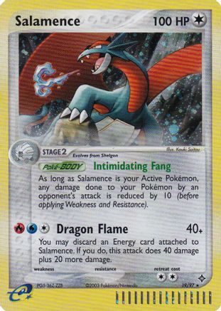 Salamence - 19/97 (e-League)/97 - Holofoil Nintendo Promos - Promo