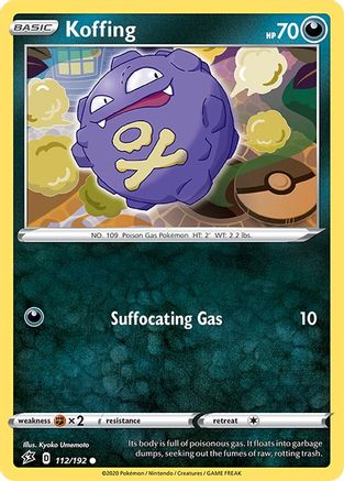 Koffing 112 SWSH02 Rebel Clash - Common