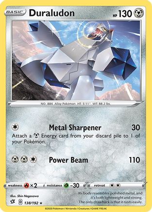 Duraludon 138 - Holofoil SWSH02 Rebel Clash - Holo Rare