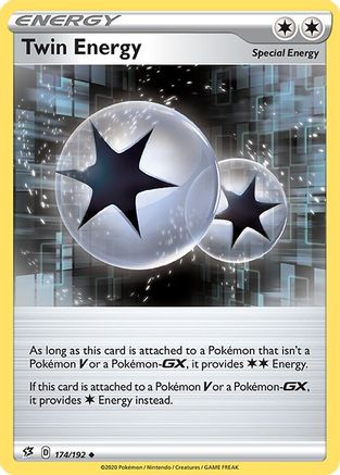 Twin Energy 174 - Reverse Holofoil SWSH02 Rebel Clash - Uncommon