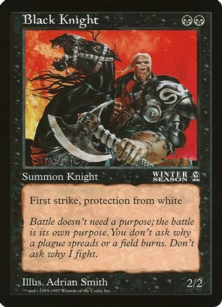 Black Knight (Arena League) (OVER-) - Oversize Cards