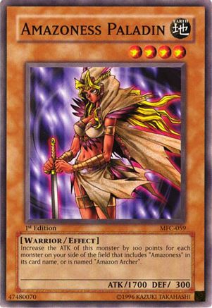 Amazoness Paladin (MFC-059) - Magician's Force 1st Edition