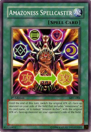 Amazoness Spellcaster (MFC-084) - Magician's Force 1st Edition