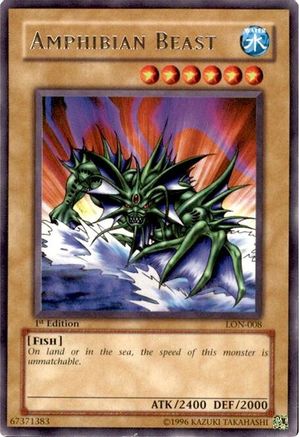 Amphibian Beast (LON-008) - Labyrinth of Nightmare 1st Edition
