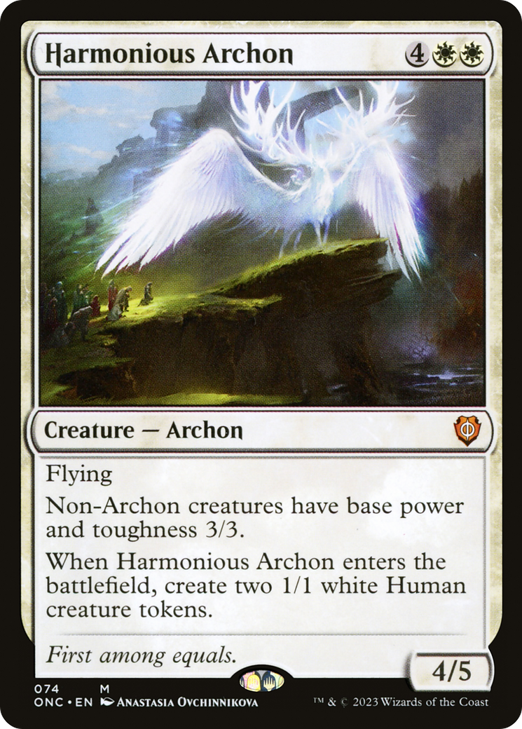 Harmonious Archon (ONC-074) - Phyrexia: All Will Be One Commander