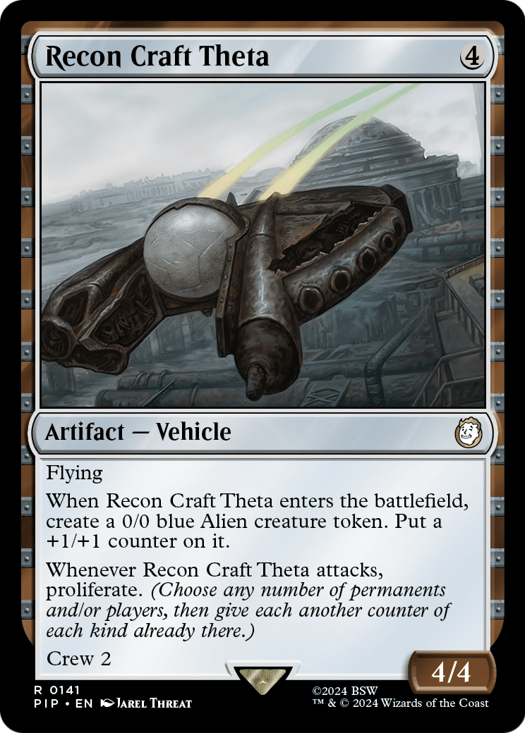 Recon Craft Theta (PIP-141) - Fallout Foil