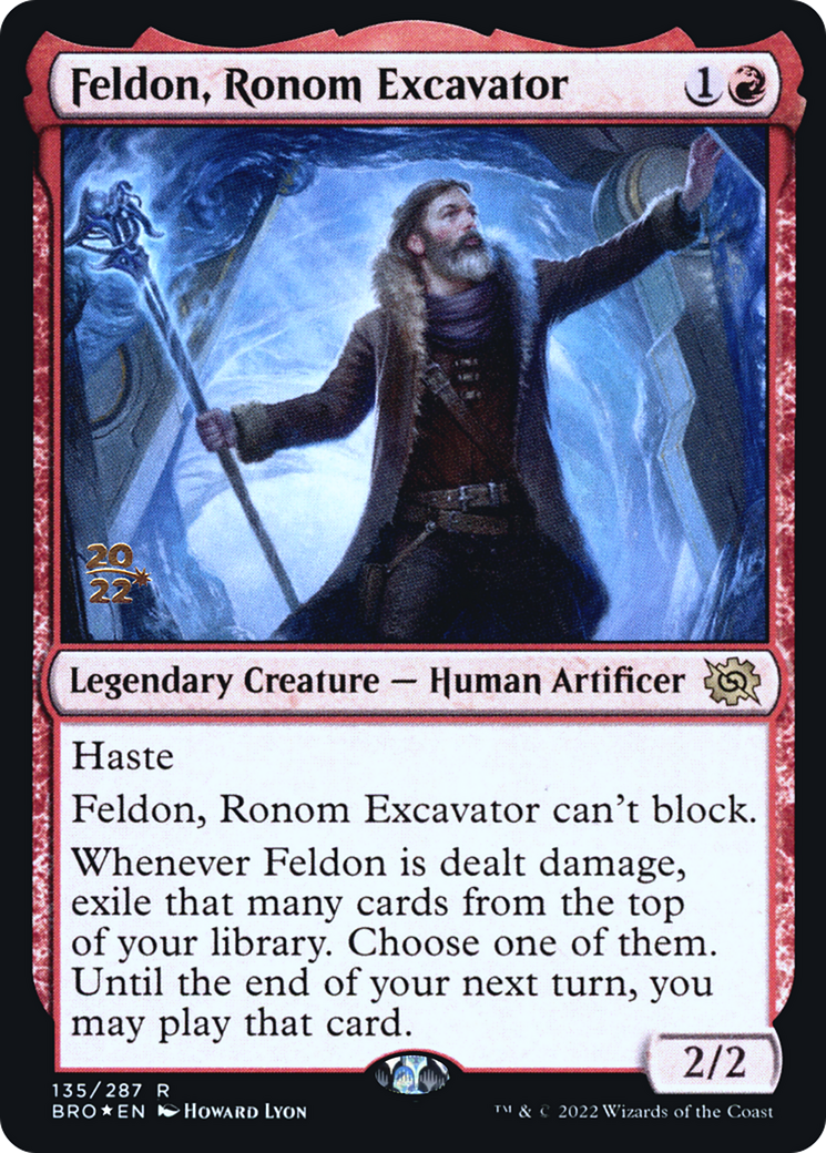 Feldon, Ronom Excavator (PRE-135) - The Brothers' War Promos Foil