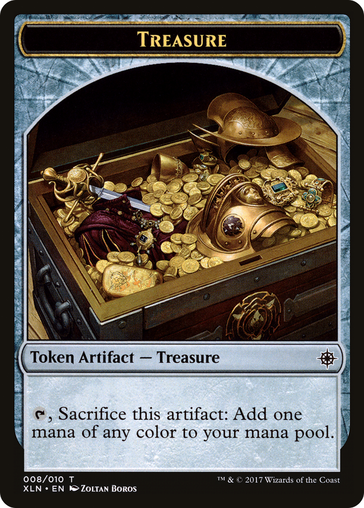 Treasure Token (008) (XLN-008) - Ixalan Tokens Foil