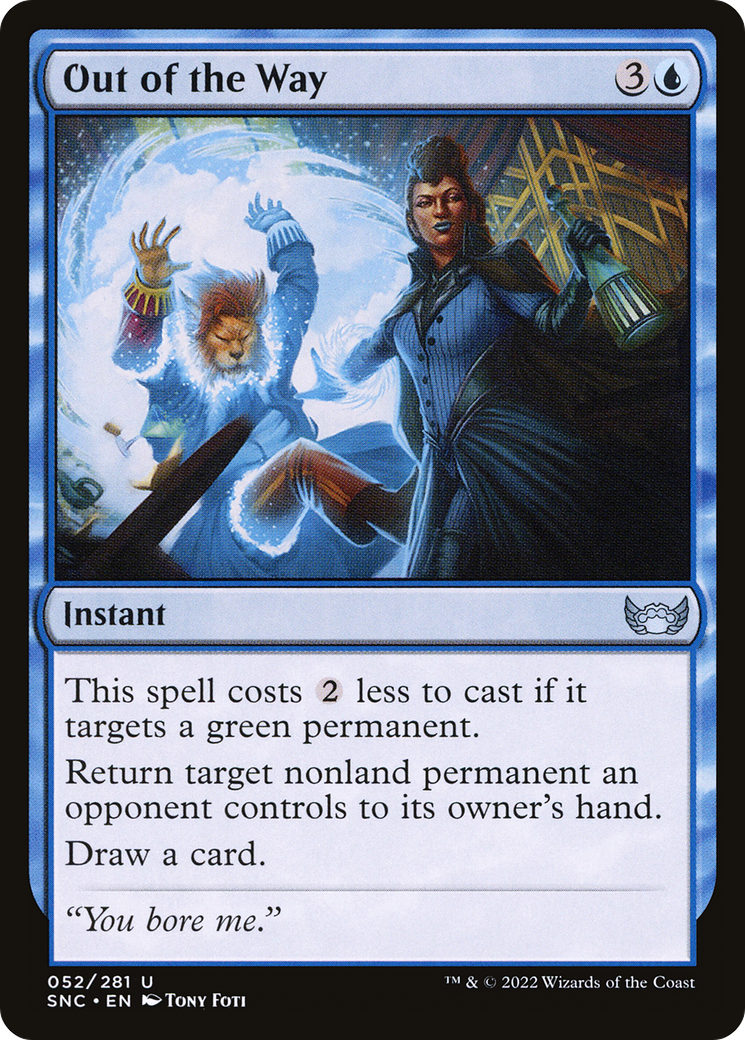 Out of the Way (SNC-052) - Streets of New Capenna Foil