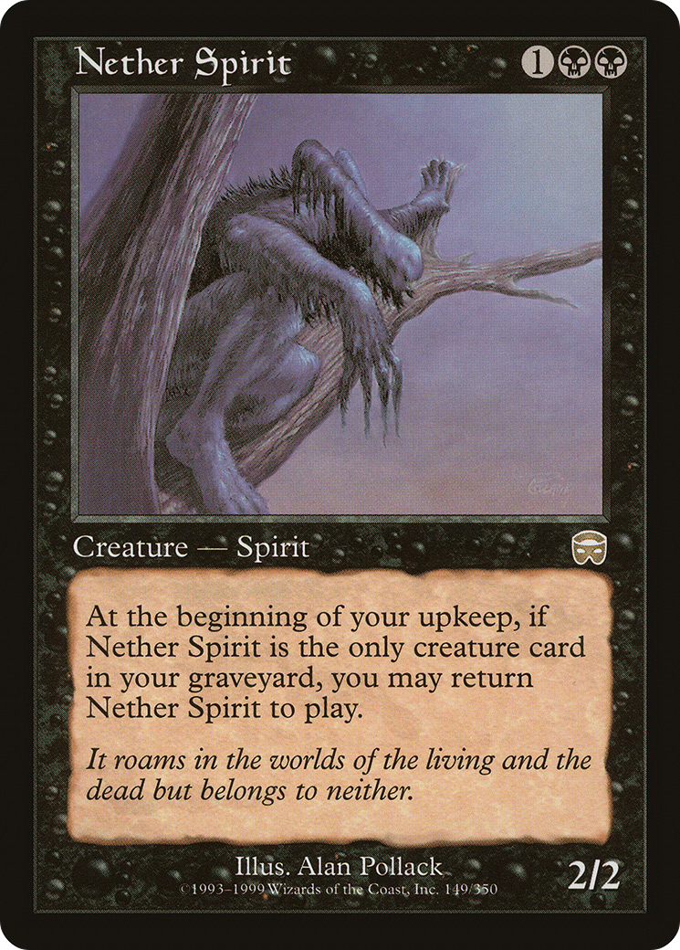 Nether Spirit (MMQ-149) - Mercadian Masques