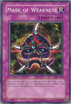 Mask of Weakness (LON-015) - Labyrinth of Nightmare 1st Edition
