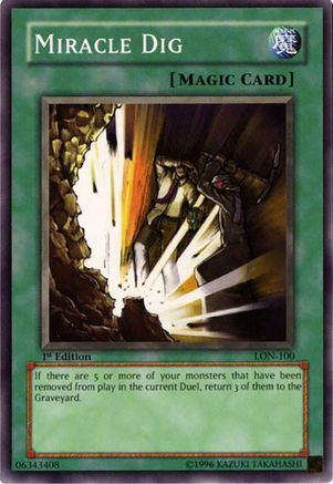 Miracle Dig (LON-100) - Labyrinth of Nightmare 1st Edition