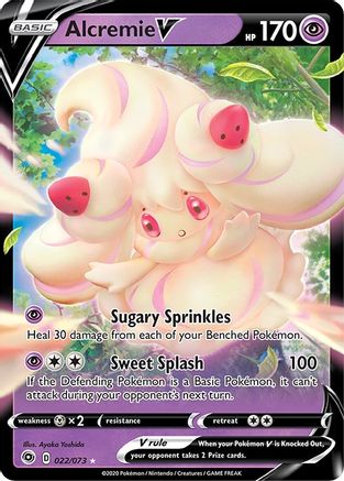 Alcremie V 022 - Holofoil Champions Path - Ultra Rare