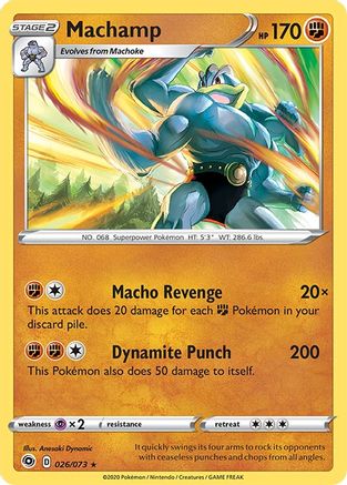 Machamp 026 - Holofoil Champions Path - Holo Rare