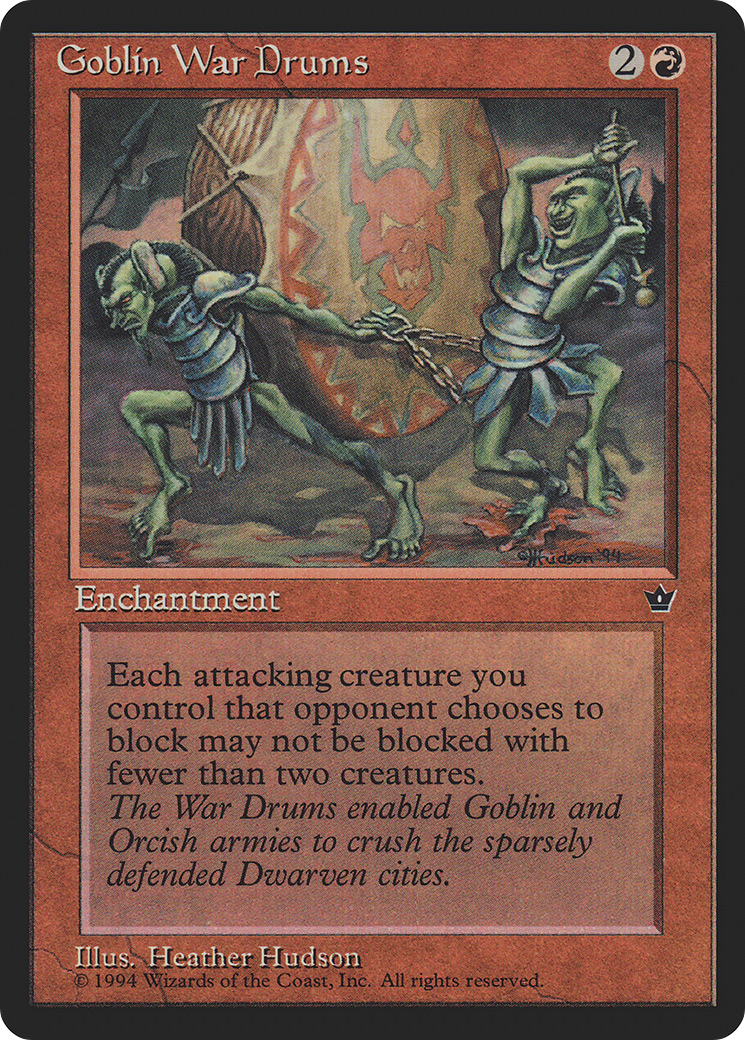 Goblin War Drums (Hudson) (FEM-) - Fallen Empires