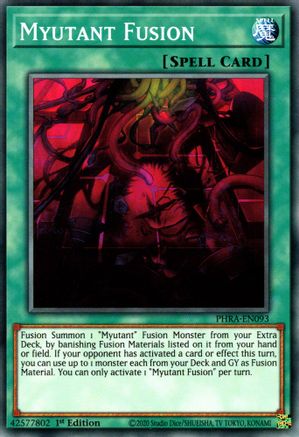 Myutant Fusion (PHRA-EN093) - Phantom Rage 1st Edition