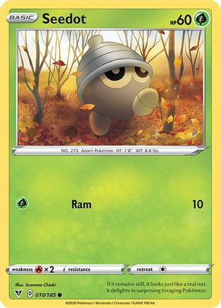 Seedot 010 - Reverse Holofoil SWSH04 Vivid Voltage - Common