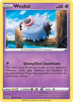 Woobat 073 SWSH04 Vivid Voltage - Common